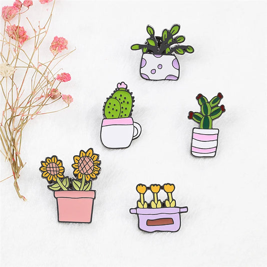 Cute Cactus Potted Plants