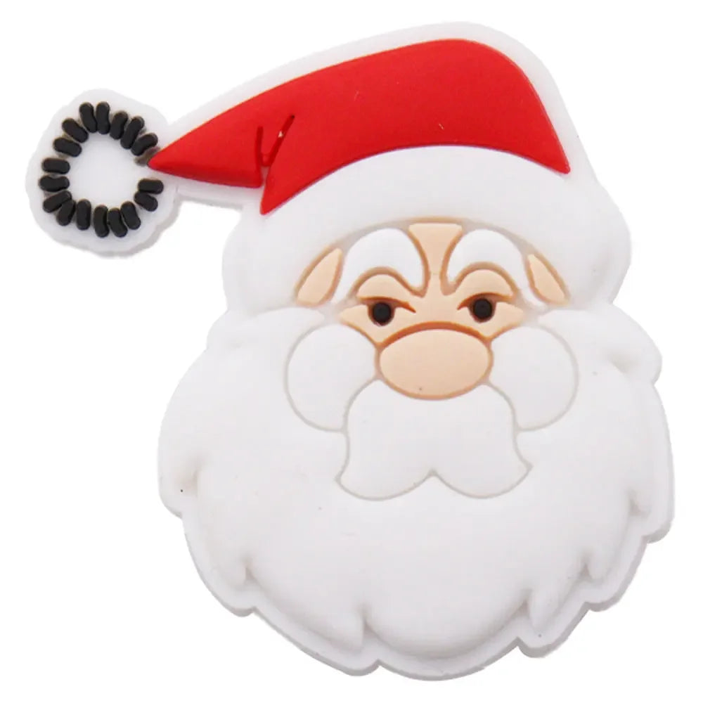 Merry Christmas Santa Shoe Charms